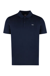 Cotton-piqué polo shirt